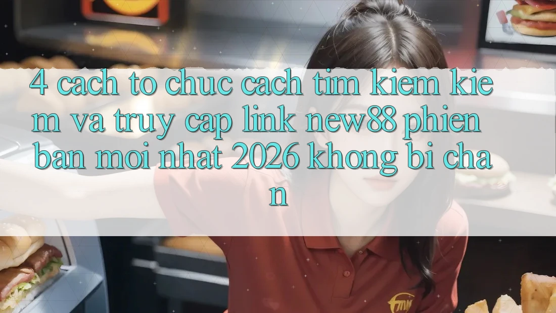 4. Cách tổ chức Cách Tìm kiếm Kiếm và Truy Cập Link New88 Phiên bản mới Nhất 2026 Không Bị Chặn