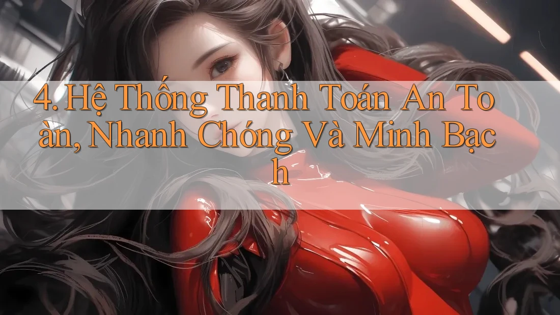 4. Hệ Thống Thanh Toán An Toàn, Nhanh Chóng Và Minh Bạch