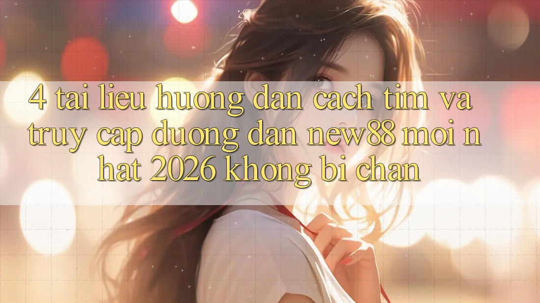 4. Tài liệu hướng dẫn Cách Tìm và Truy Cập Đường dẫn New88 Mới Nhất 2026 Không Bị Chặn