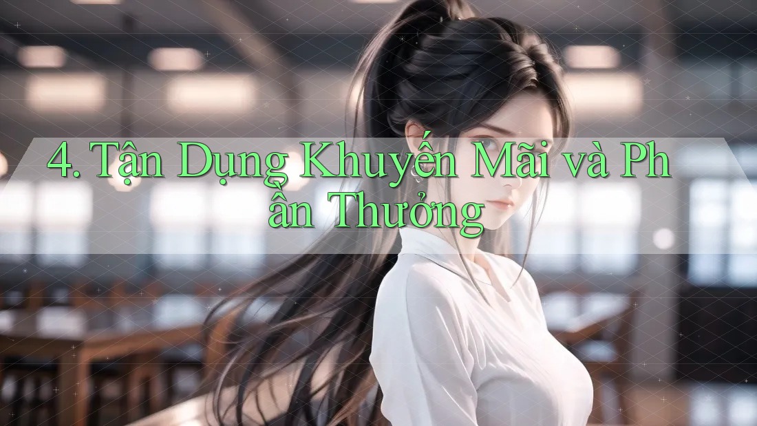 4. Tận Dụng Khuyến Mãi và Phần Thưởng 4. Tận Dụng Khuyến Mãi và Phần Thưởng