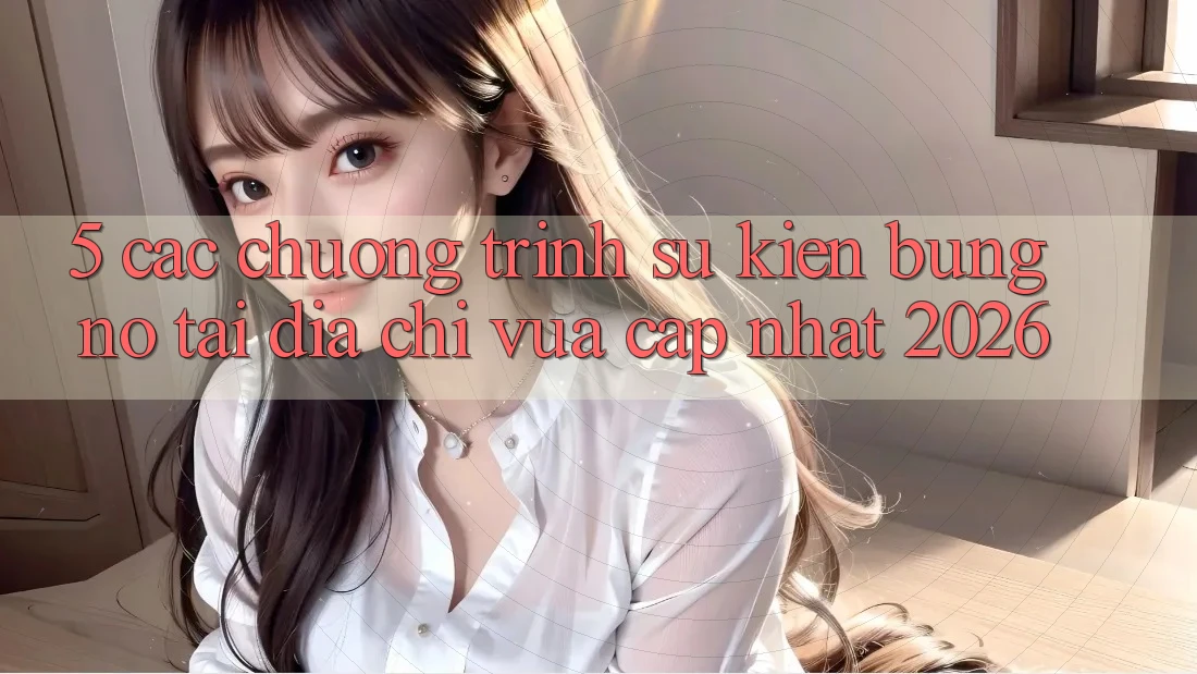 5. Các Chương Trình Sự kiện Bùng Nổ Tại Địa Chỉ Vừa cập nhật 2026