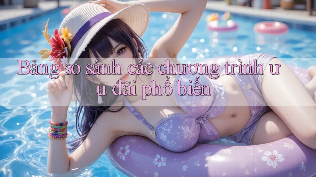Bảng so sánh các chương trình ưu đãi phổ biến