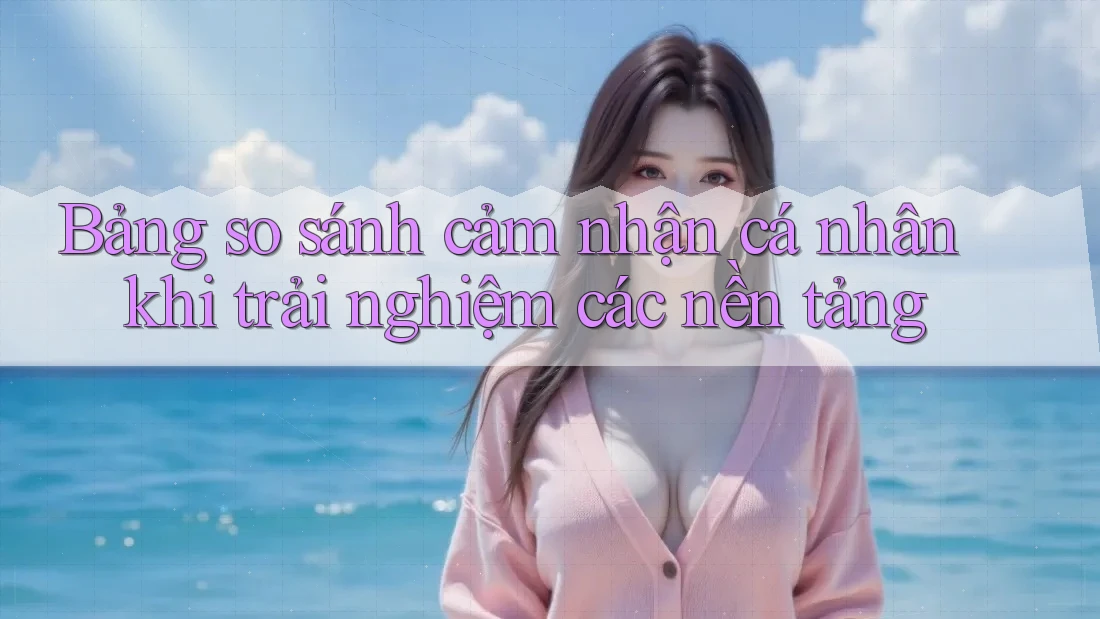 Bảng so sánh cảm nhận cá nhân khi trải nghiệm các nền tảng
