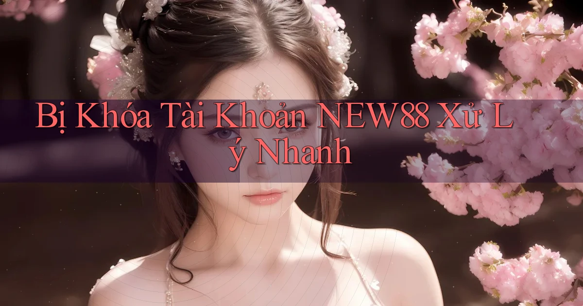 bị khóa tài khoản new88 xử lý nhanh