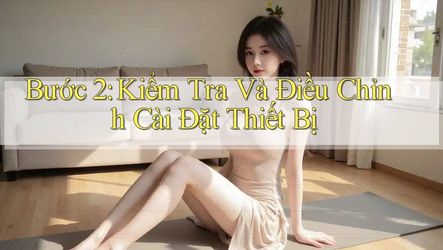 Bước 2: Kiểm Tra Và Điều Chỉnh Cài Đặt Thiết Bị