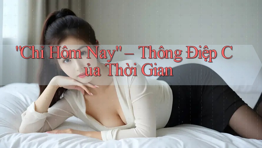 “Chỉ Hôm Nay” - Thông Điệp Của Thời Gian