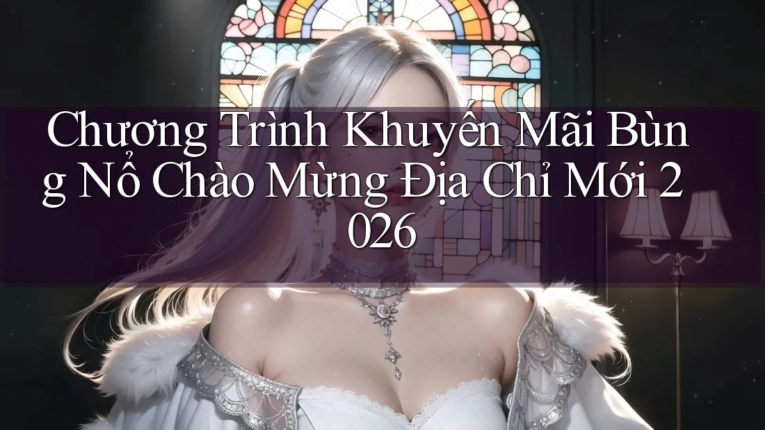 Chương Trình Khuyến Mãi Bùng Nổ Chào Mừng Địa Chỉ Mới 2026