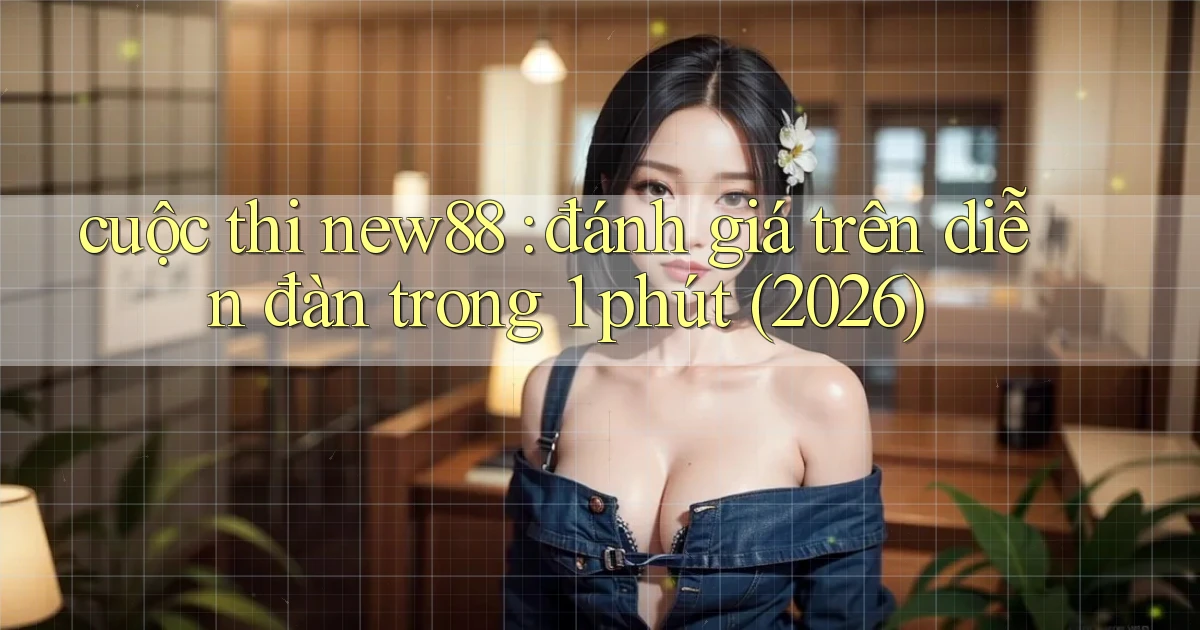 cuộc thi new88 đánh giá trên diễn đàn trong 1 phút (2026)