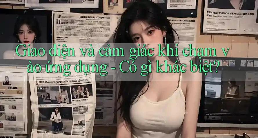 Giao diện và cảm giác khi chạm vào ứng dụng - Có gì khác biệt?