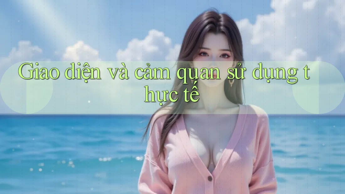 Giao diện và cảm quan sử dụng thực tế Giao diện và cảm quan sử dụng thực tế