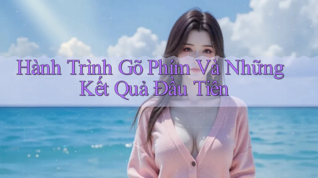 Hành Trình Gõ Phím Và Những Kết Quả Đầu Tiên