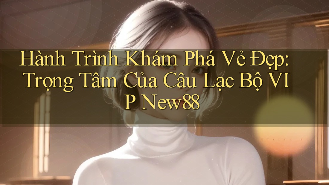 Hành Trình Khám Phá Vẻ Đẹp: Trọng Tâm Của Câu Lạc Bộ VIP New88
