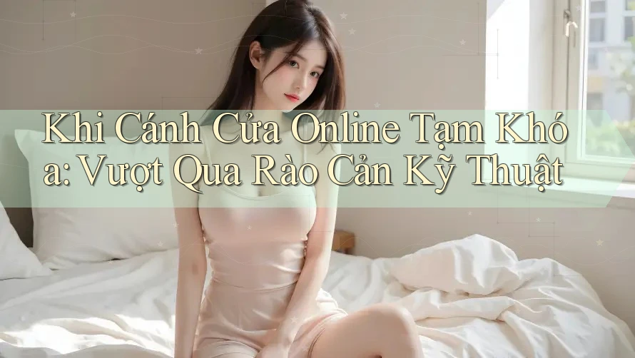 Khi Cánh Cửa Online Tạm Khóa: Vượt Qua Rào Cản Kỹ Thuật