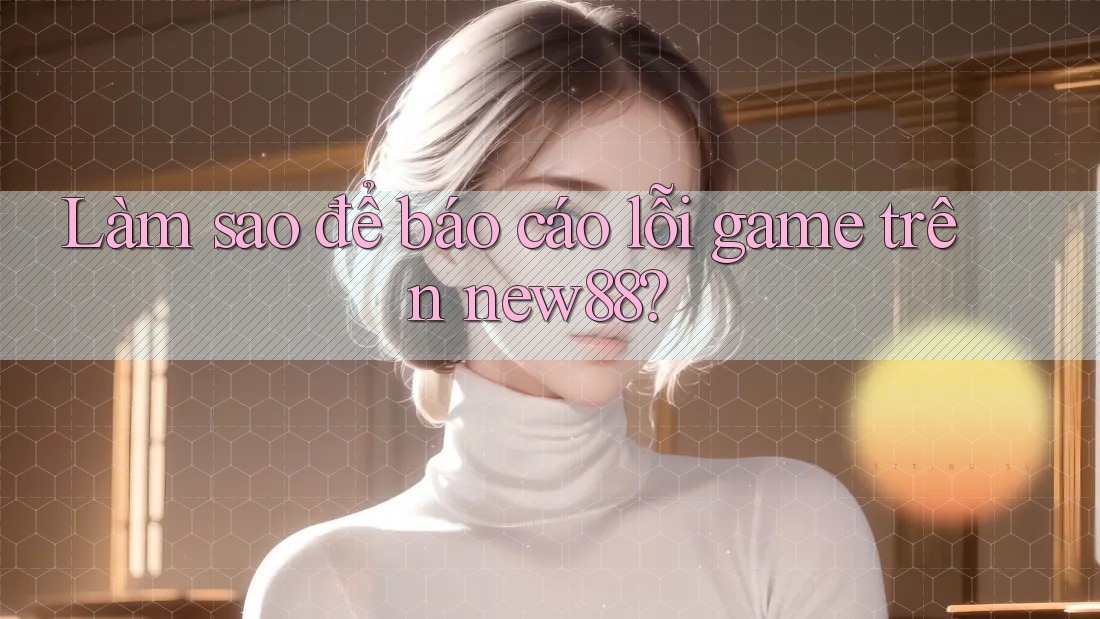 Làm sao để báo cáo lỗi game trên new88?