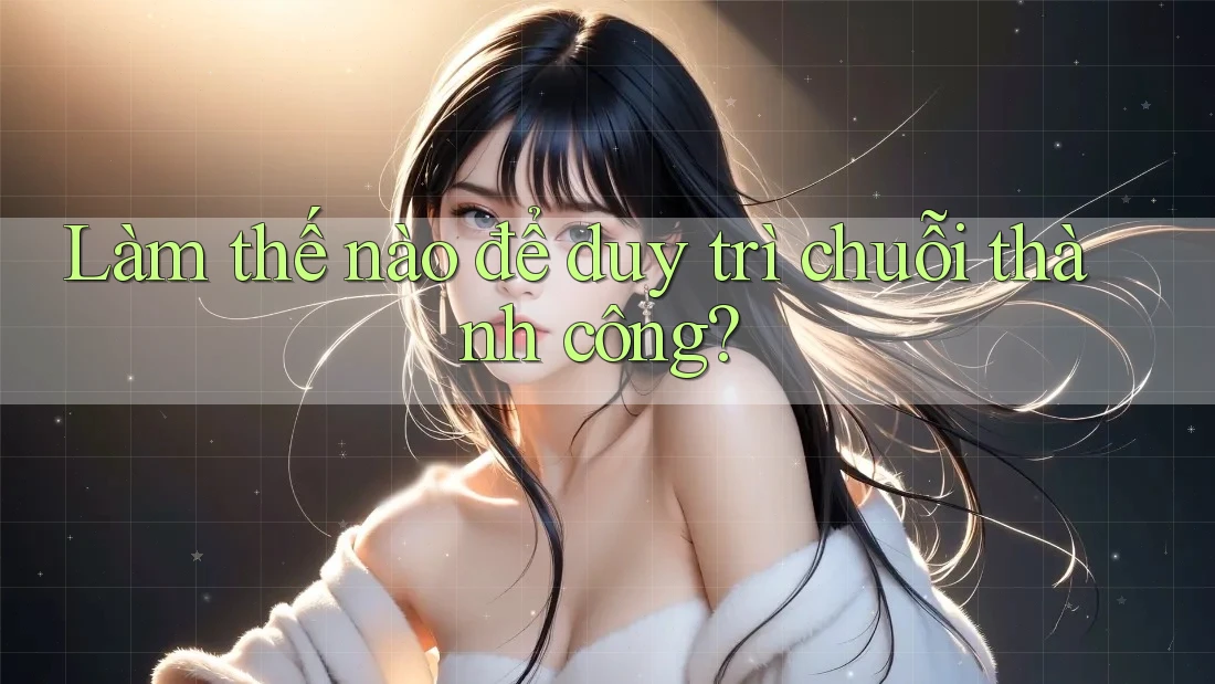 Làm thế nào để duy trì chuỗi thành công?