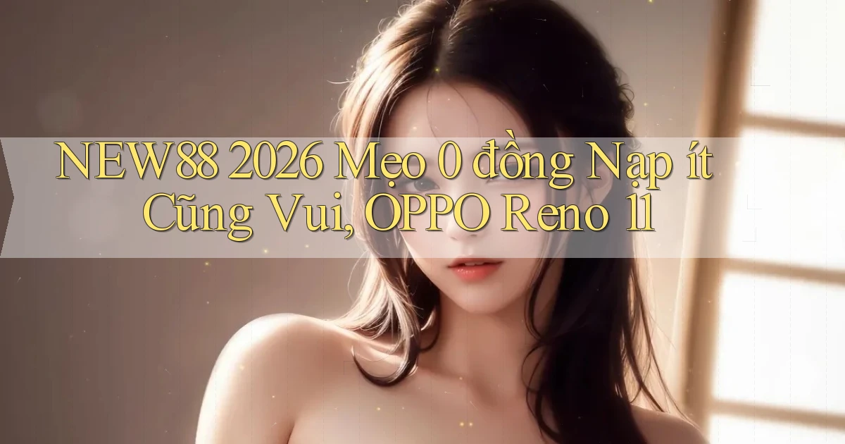 new88 2026 mẹo 0 đồng nạp ít cũng vui, OPPO Reno 11