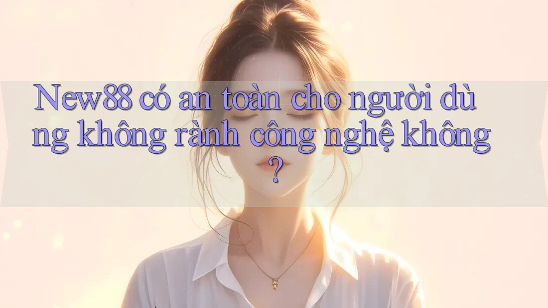 New88 có an toàn cho người dùng không rành công nghệ không? New88 có an toàn cho người dùng không rành công nghệ không?
