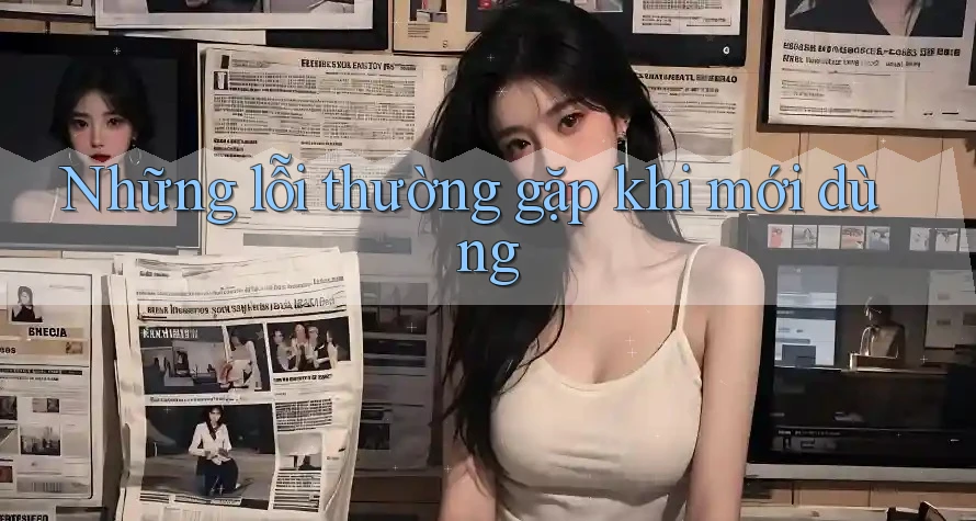 Những lỗi thường gặp khi mới dùng