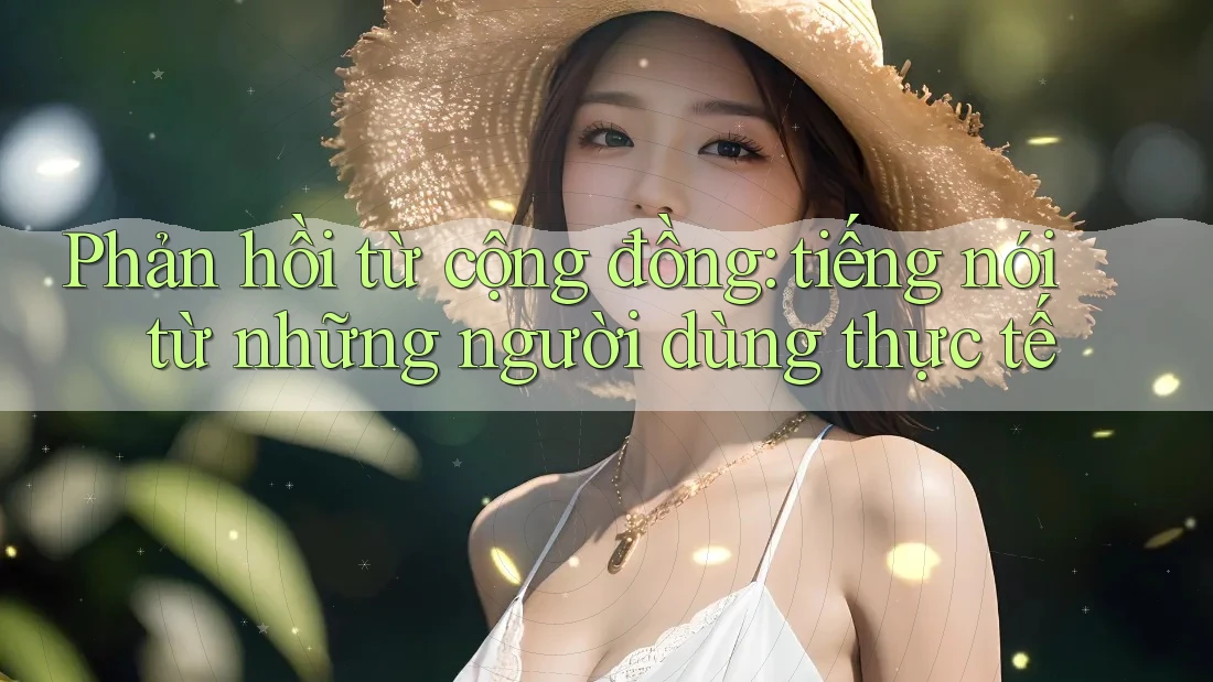 Phản hồi từ cộng đồng — tiếng nói từ những người dùng thực tế