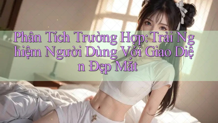 Phân Tích Trường Hợp: Trải Nghiệm Người Dùng Với Giao Diện Đẹp Mắt