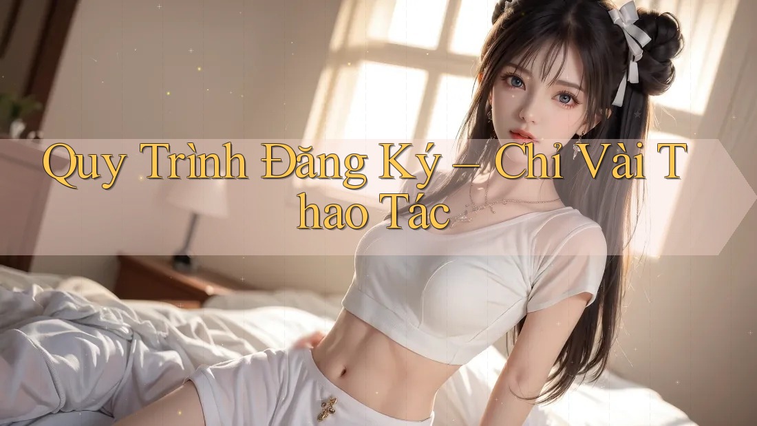 Quy Trình Đăng Ký – Chỉ Vài Thao Tác