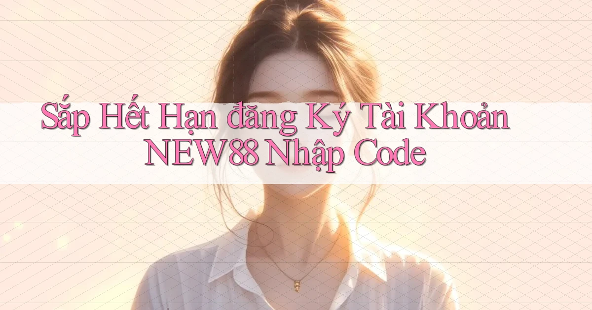 sắp hết hạn đăng ký tài khoản new88 nhập code