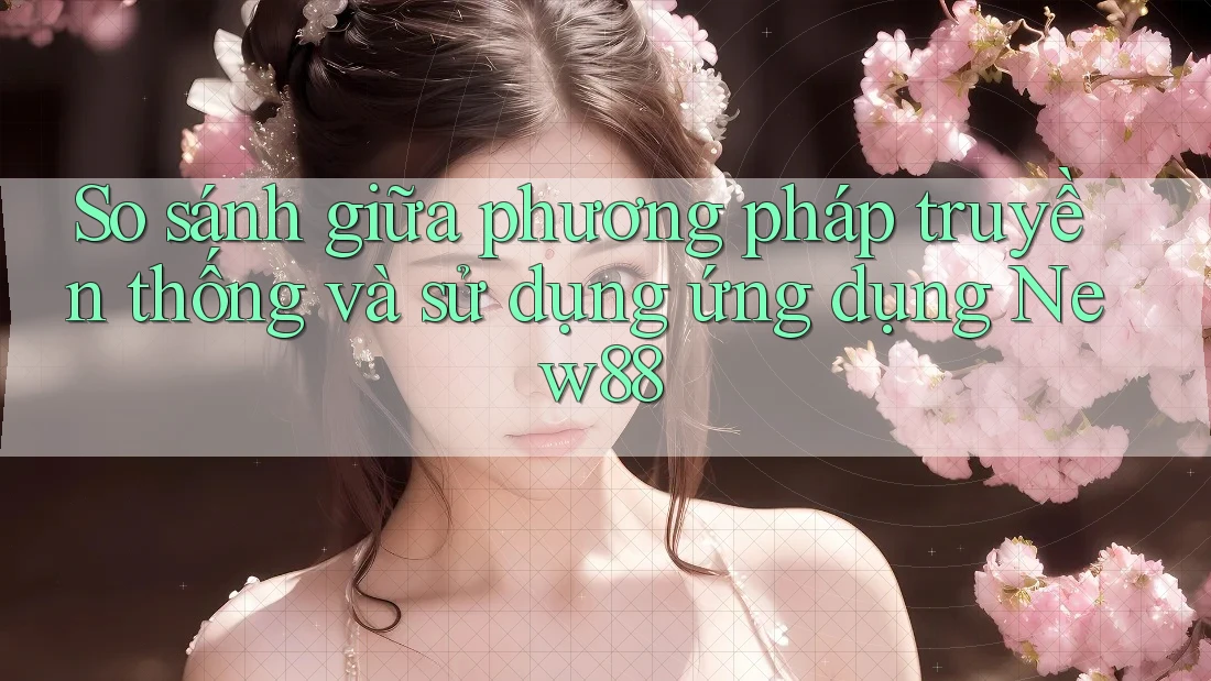 So sánh giữa phương pháp truyền thống và sử dụng ứng dụng New88 So sánh giữa phương pháp truyền thống và sử dụng ứng dụng New88