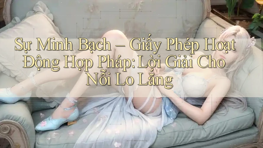 Sự Minh Bạch – Giấy Phép Hoạt Động Hợp Pháp: Lời Giải Cho Nỗi Lo Lắng