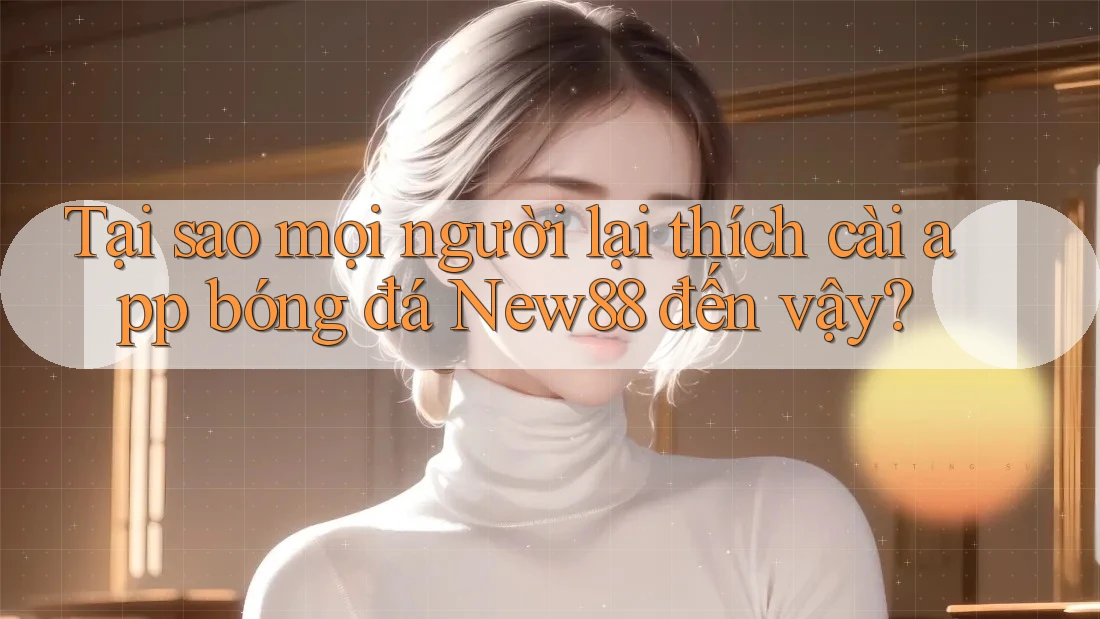 Tại sao mọi người lại thích cài app bóng đá New88 đến vậy?