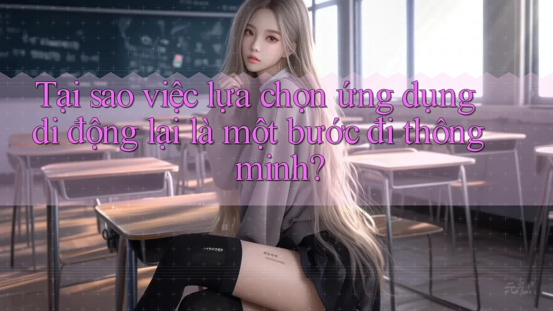 Tại sao việc lựa chọn ứng dụng di động lại là một bước đi thông minh?