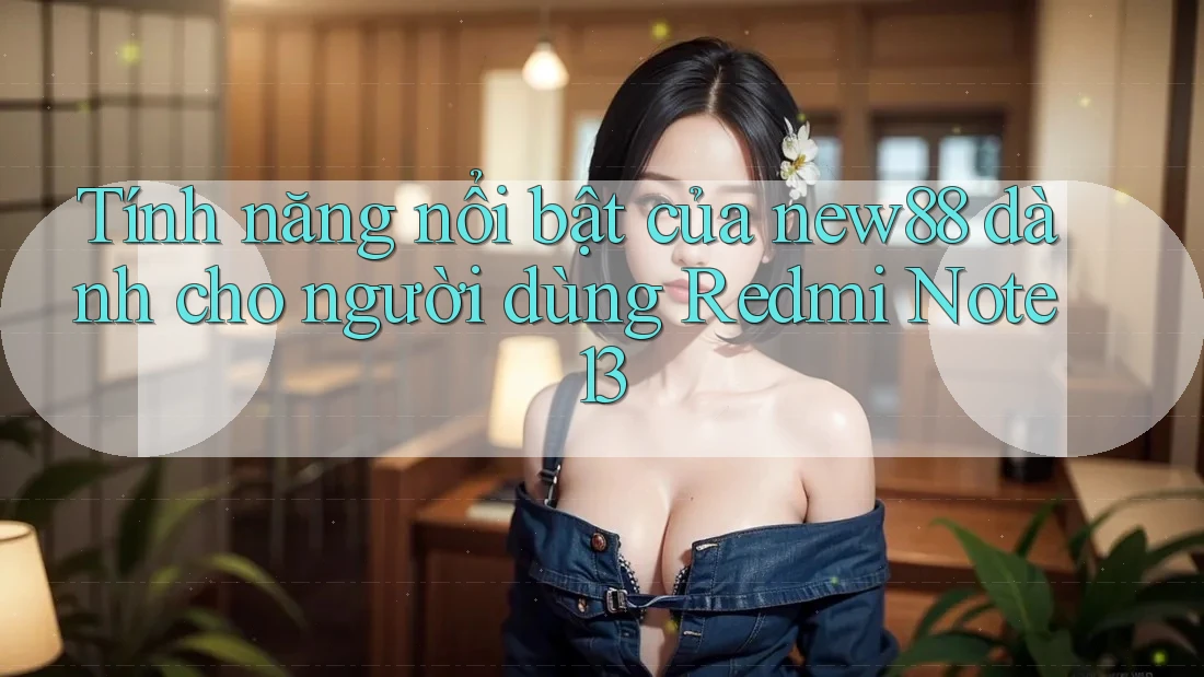 Tính năng nổi bật của new88 dành cho người dùng Redmi Note 13