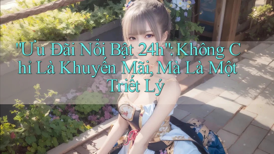 “Ưu Đãi Nổi Bật 24h”: Không Chỉ Là Khuyến Mãi, Mà Là Một Triết Lý