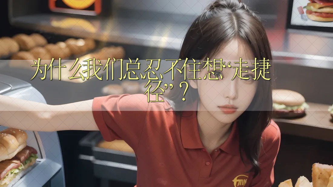 为什么我们总忍不住想“走捷径”? 为什么我们总忍不住想“走捷径”?